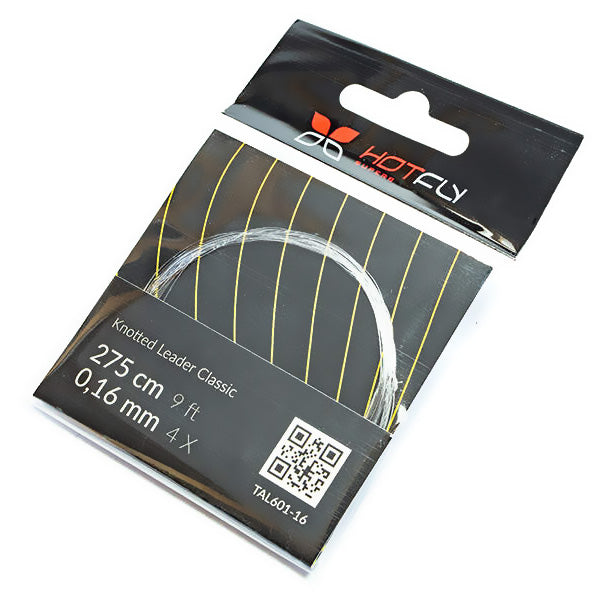 "CLASSIC" Knotted Tapered Leader - Nylon - 275cm / 9ft