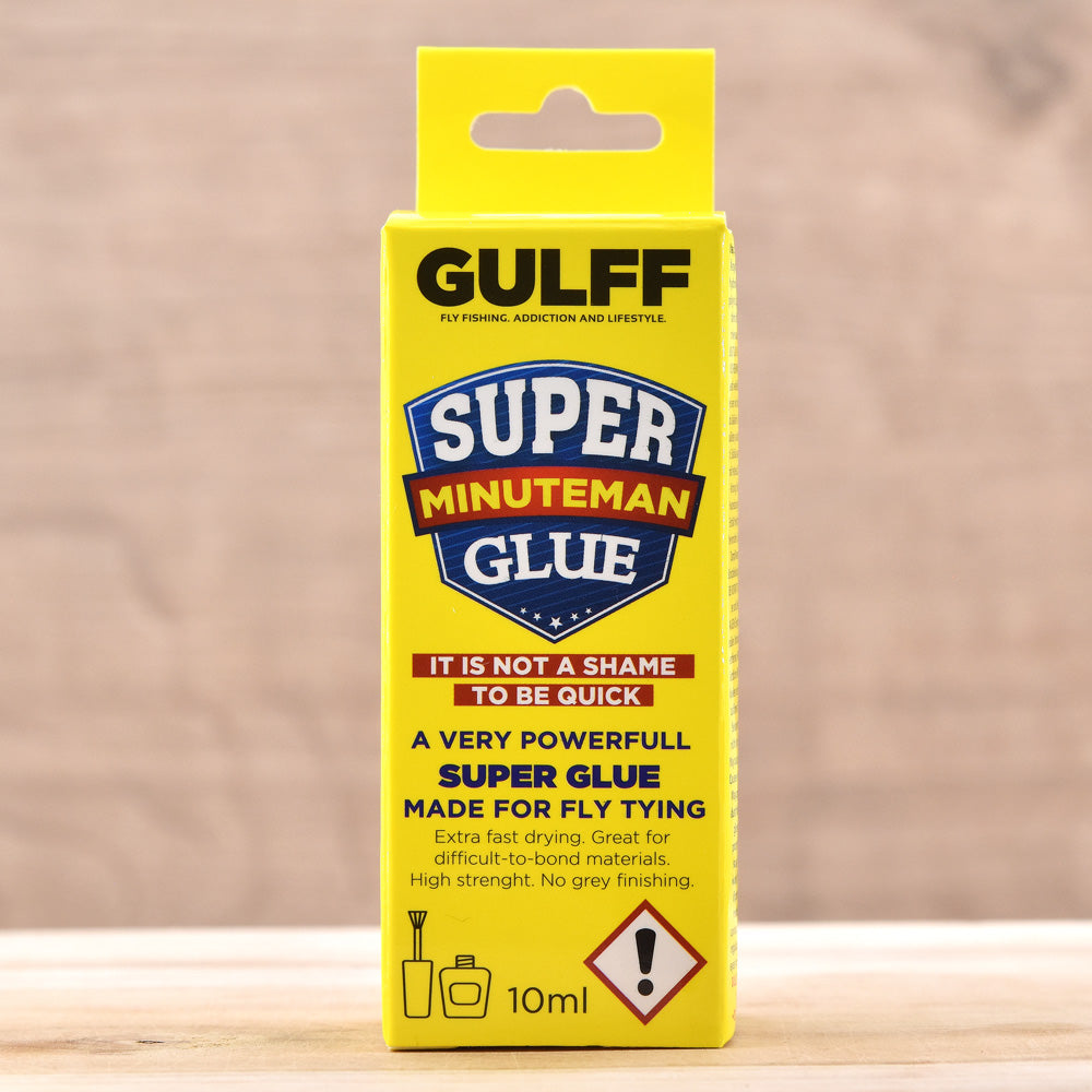 GULFF MINUTEMAN Super Glue with Applicator Brush - 10ml