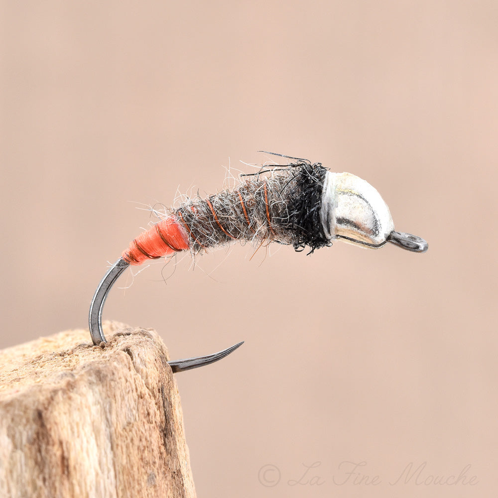 Nymphe Javi Tag Orange Fluo - Argent