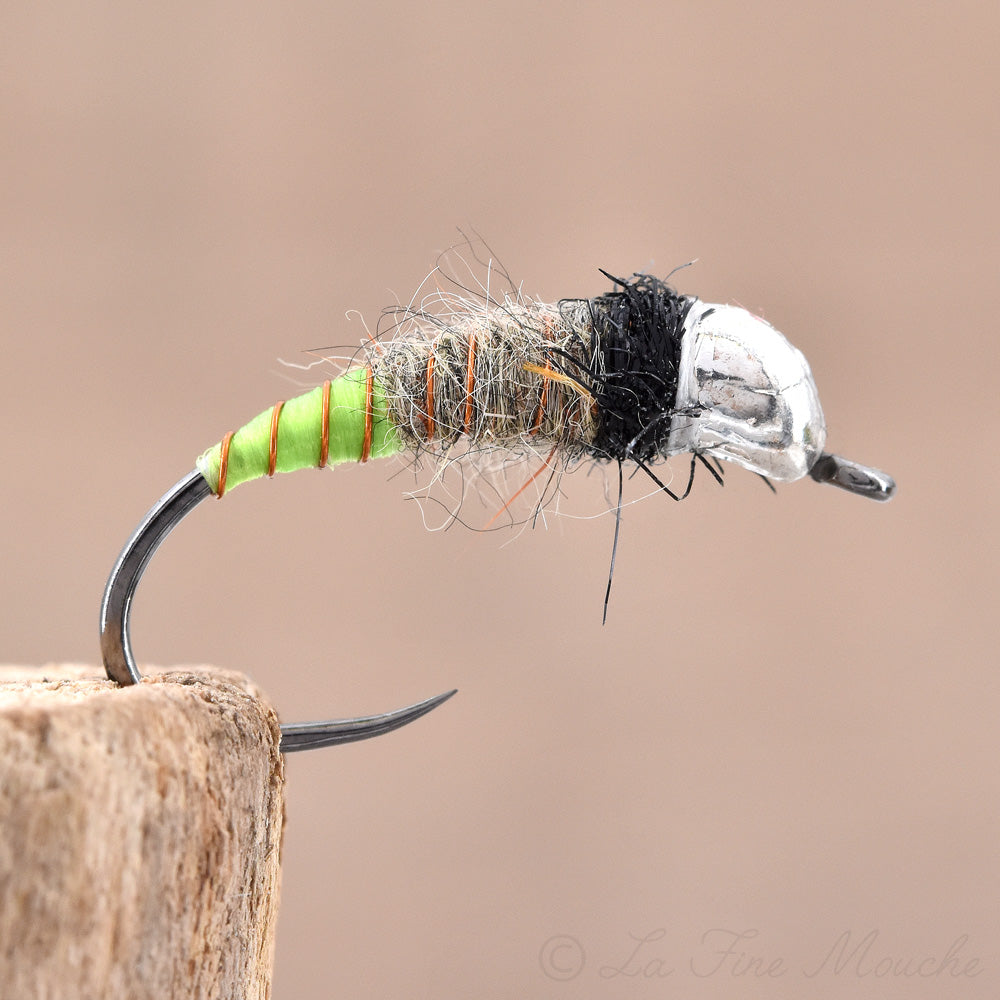 Javi Chartreuse Tag Nymph - Silver Head