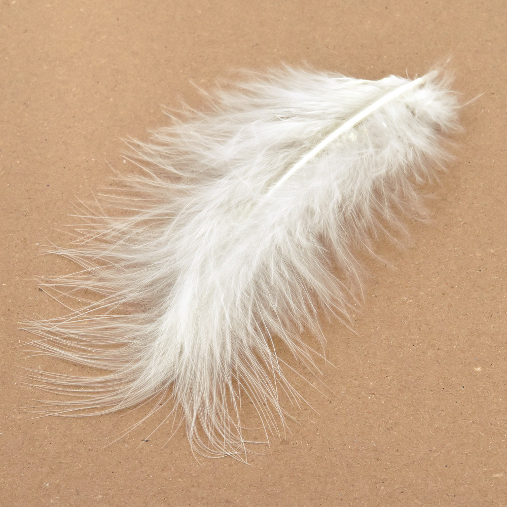 Marabou Feathers 15-20cm - 15pcs