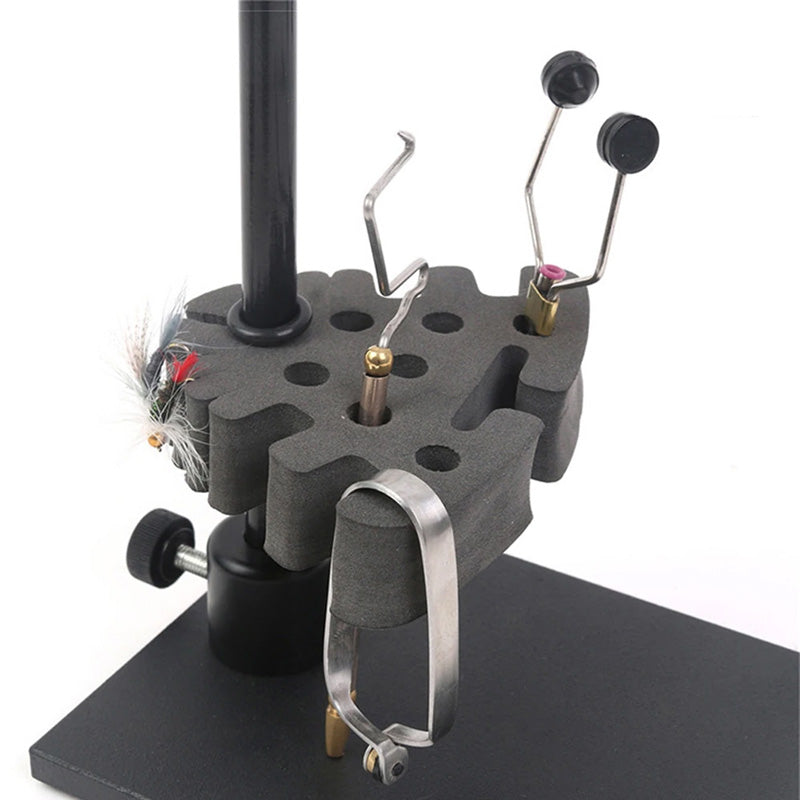 Universal foam tools holder for fly tying vices