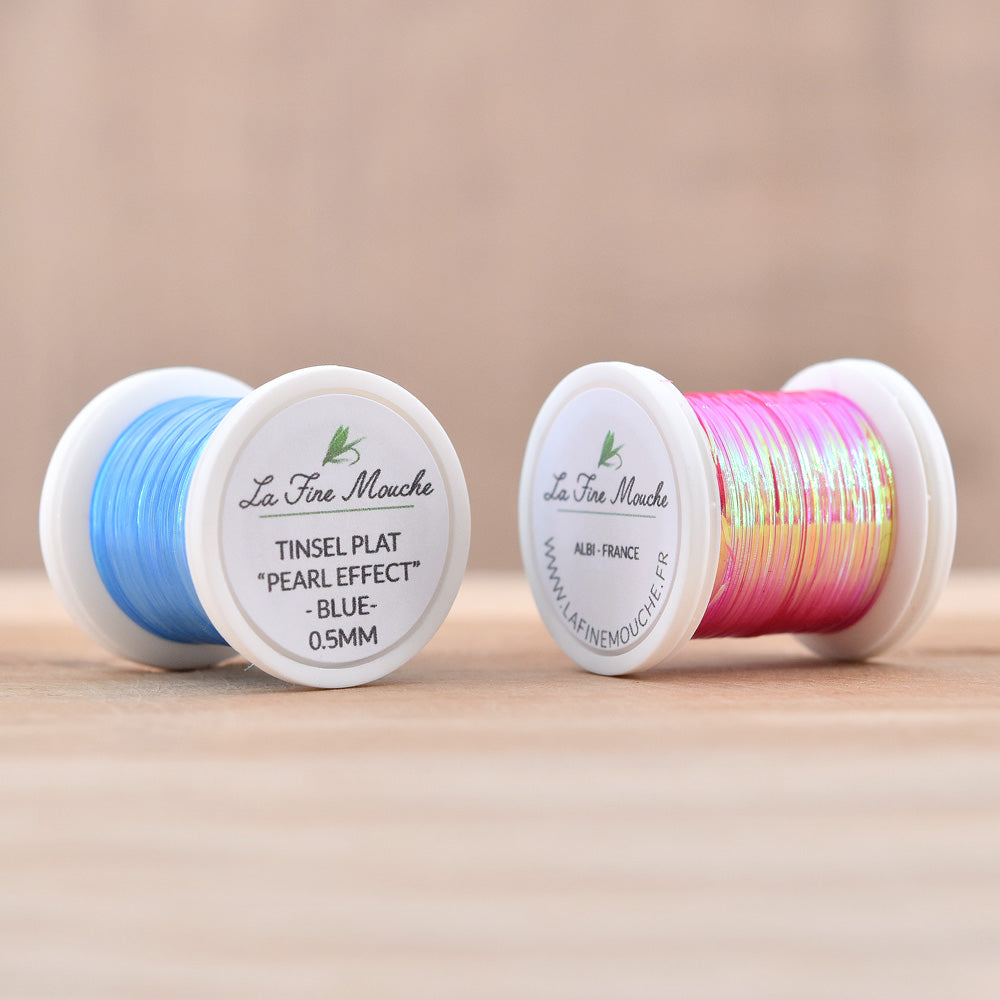 Tinsel Plat "Pearl Effect" 0.5mm - 9 couleurs