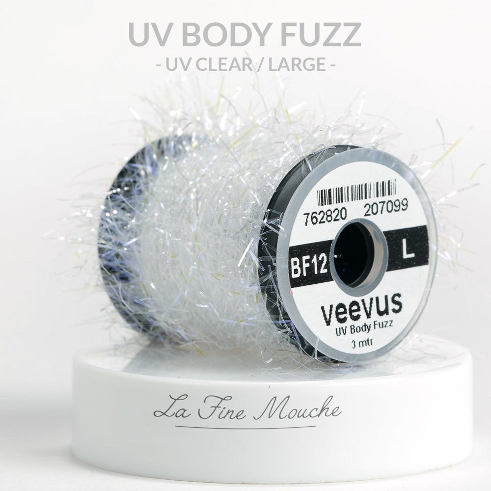Chenille Veevus UV Body Fuzz LARGE UV CLEAR