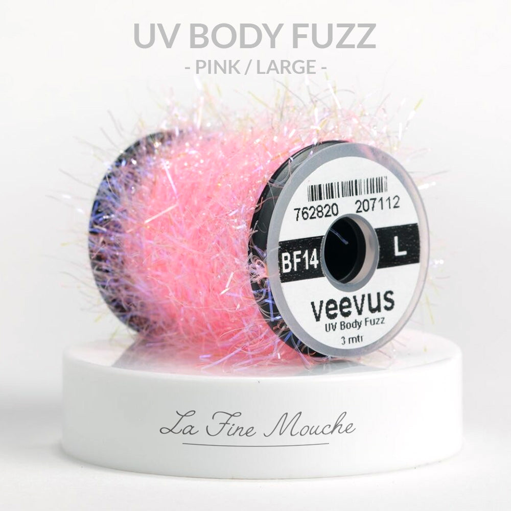 Chenille Veevus UV Body Fuzz LARGE PINK