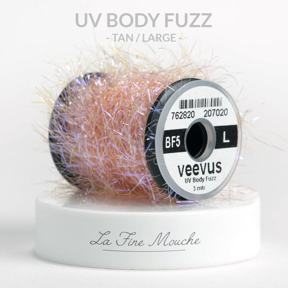 Chenille Veevus UV Body Fuzz LARGE Tan