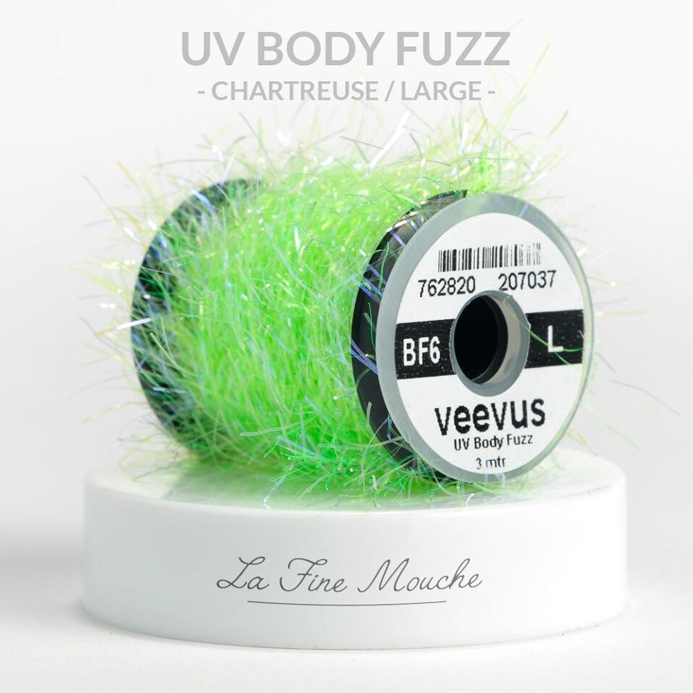 Chenille Veevus UV Body Fuzz LARGE Chartreuse