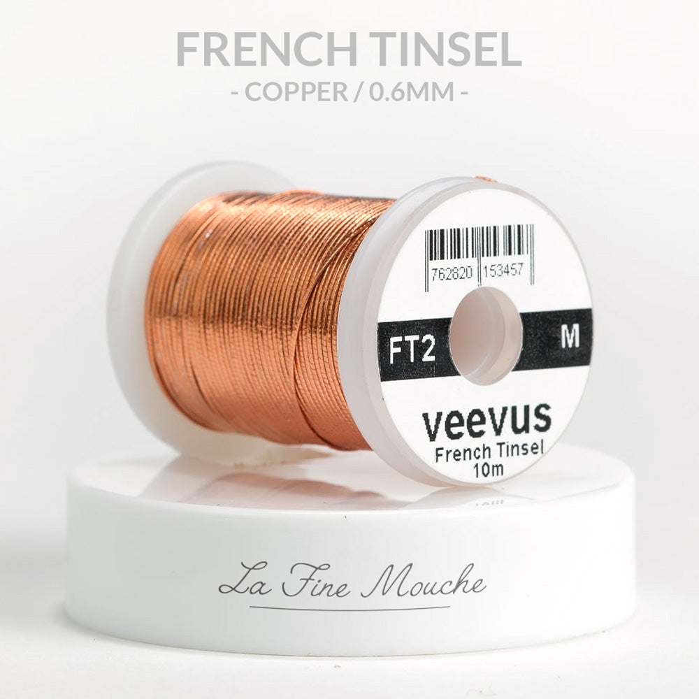 French Tinsel Veevus - Cuivre, Or et Argent / 4 Tailles