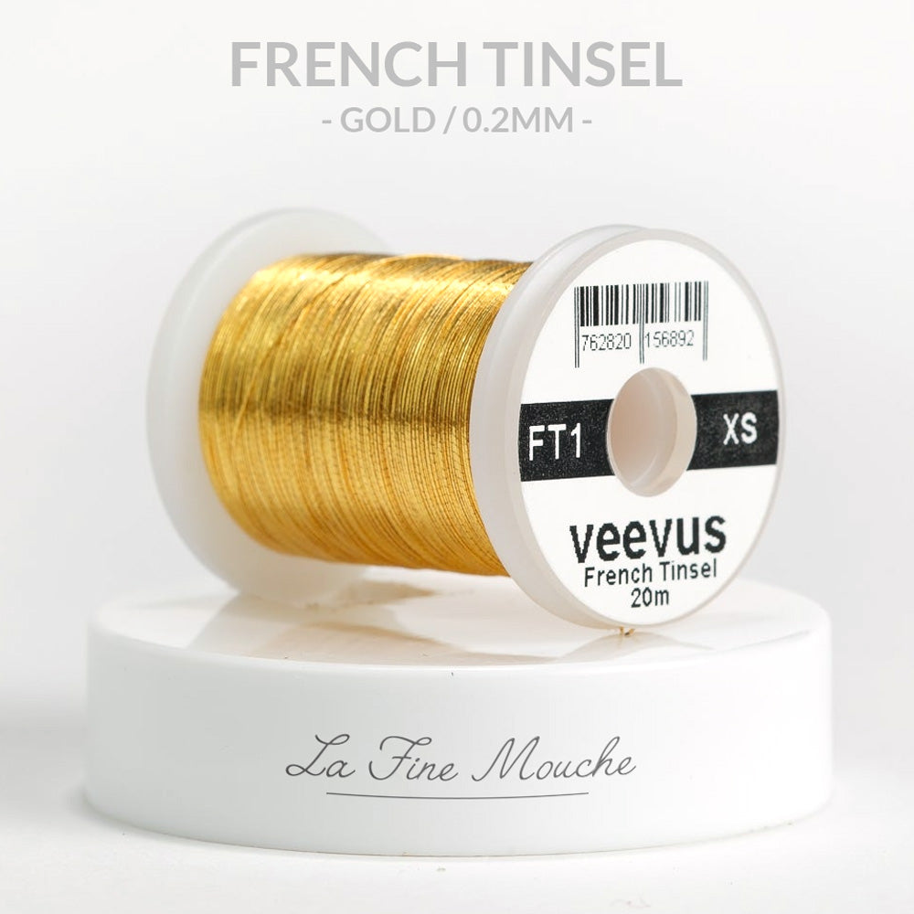 French Tinsel Veevus - Cuivre, Or et Argent / 4 Tailles