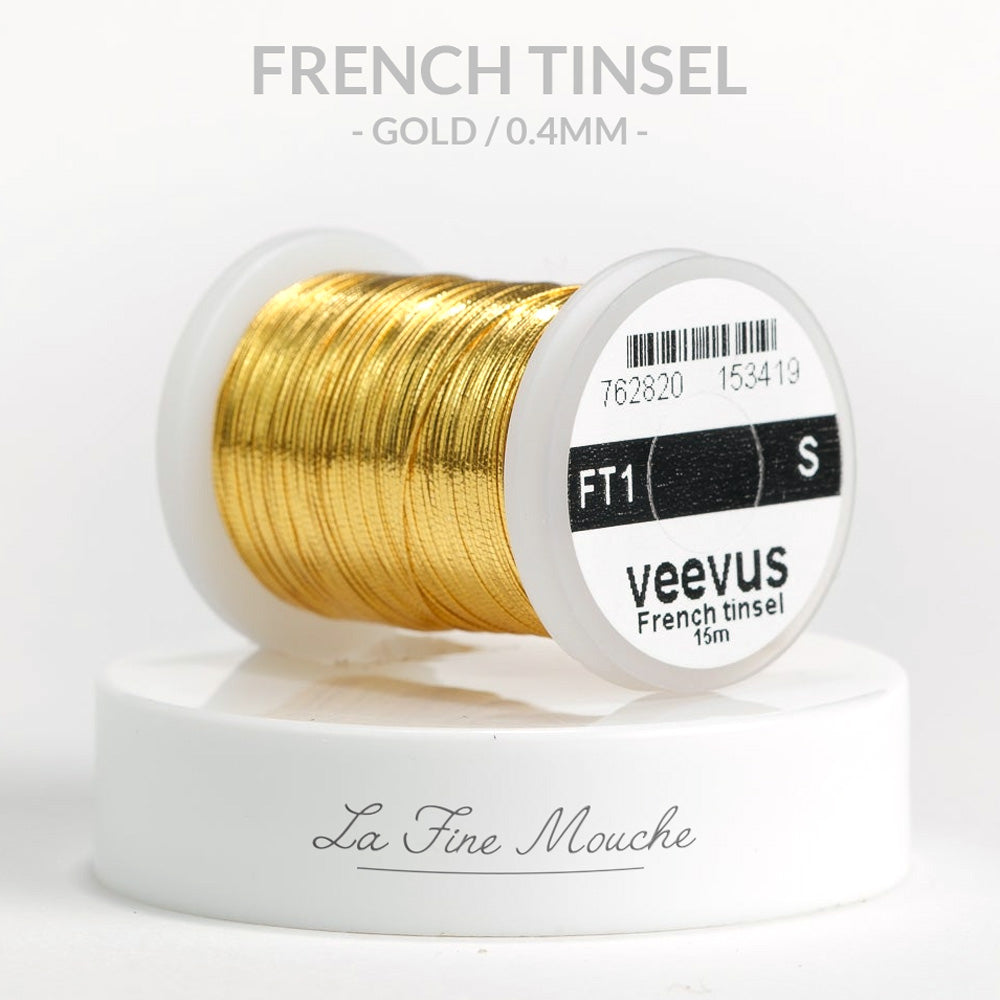 French Tinsel Veevus - Cuivre, Or et Argent / 4 Tailles