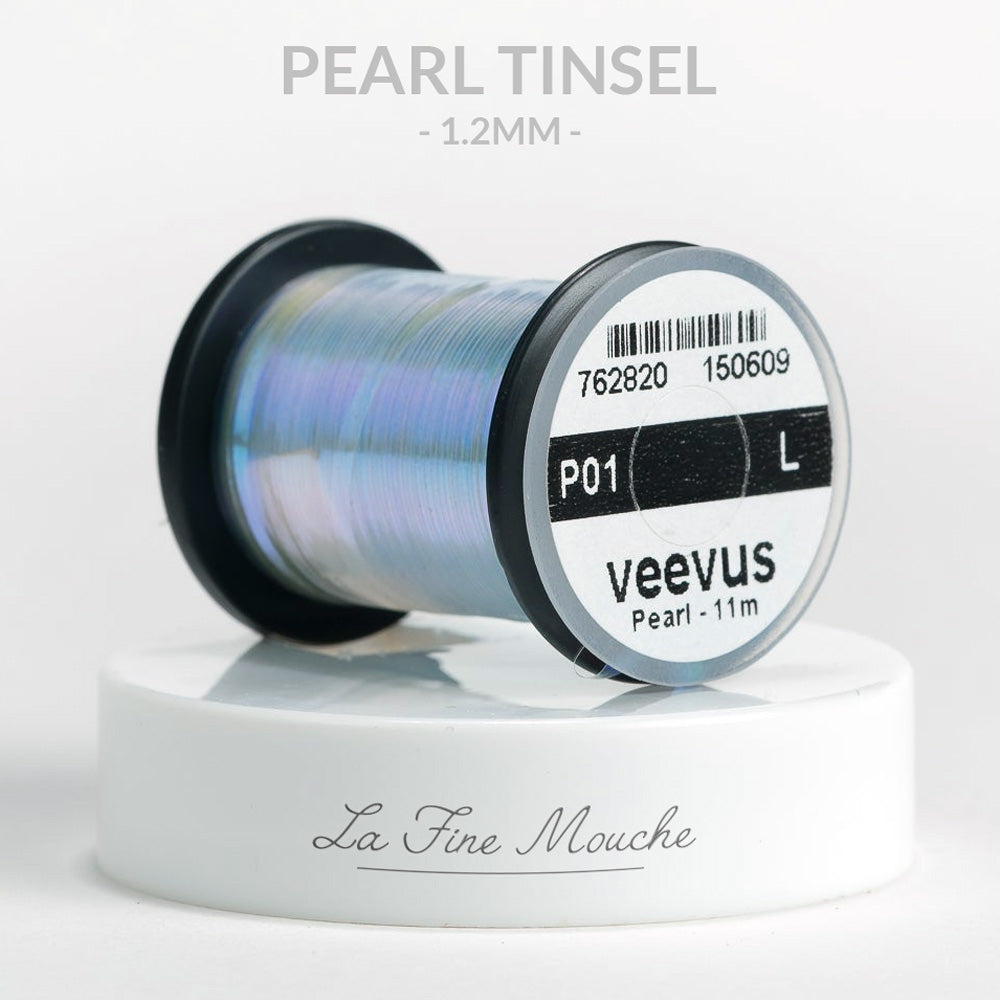 Pearl Tinsel Veevus - 3 Sizes