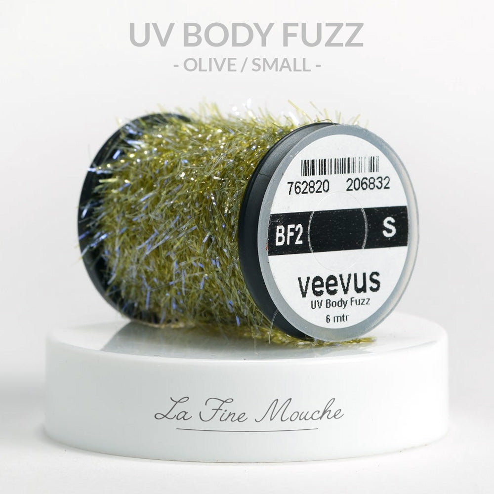 Veevus UV Body Fuzz Small Olive