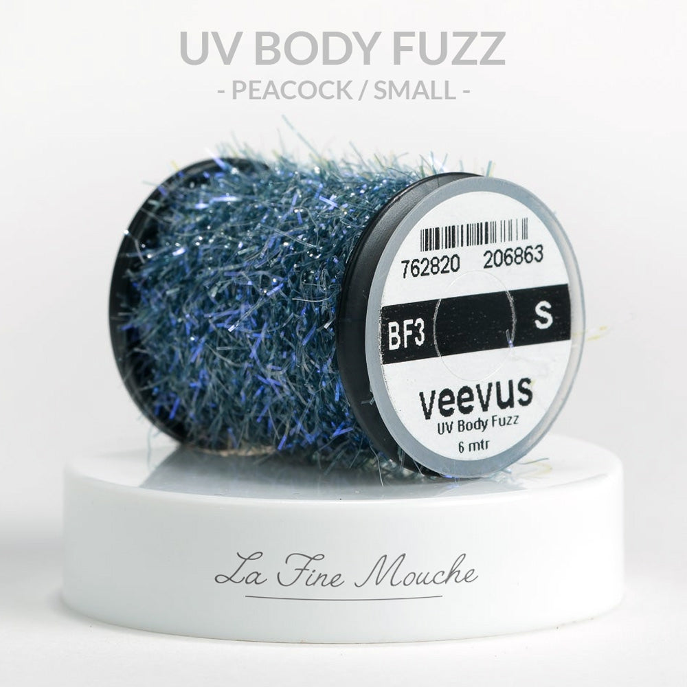 Veevus UV Body Fuzz Small Peacock
