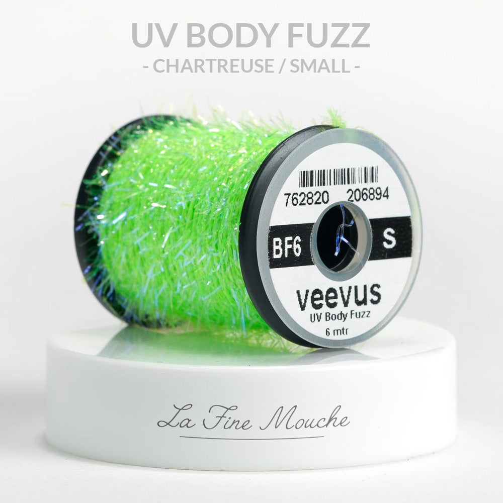 Veevus UV Body Fuzz Small Chartreuse