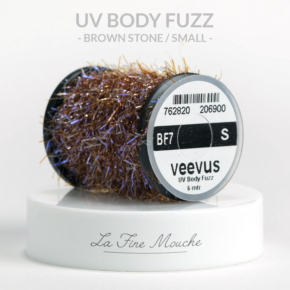 Veevus UV Body Fuzz Small Brown Stone