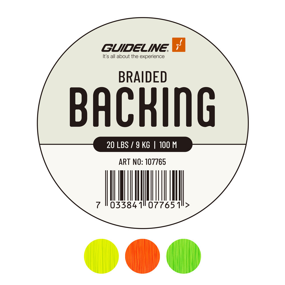 Backing Fluo de Guideline 20 LBS - 50 o 100 metros / 9Kg