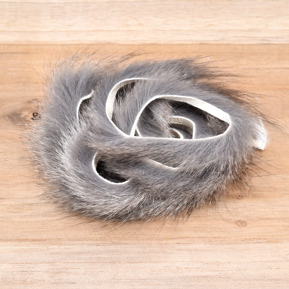 Bandelette d'écureuil gris 3mm - 60cm - 5 Couleurs