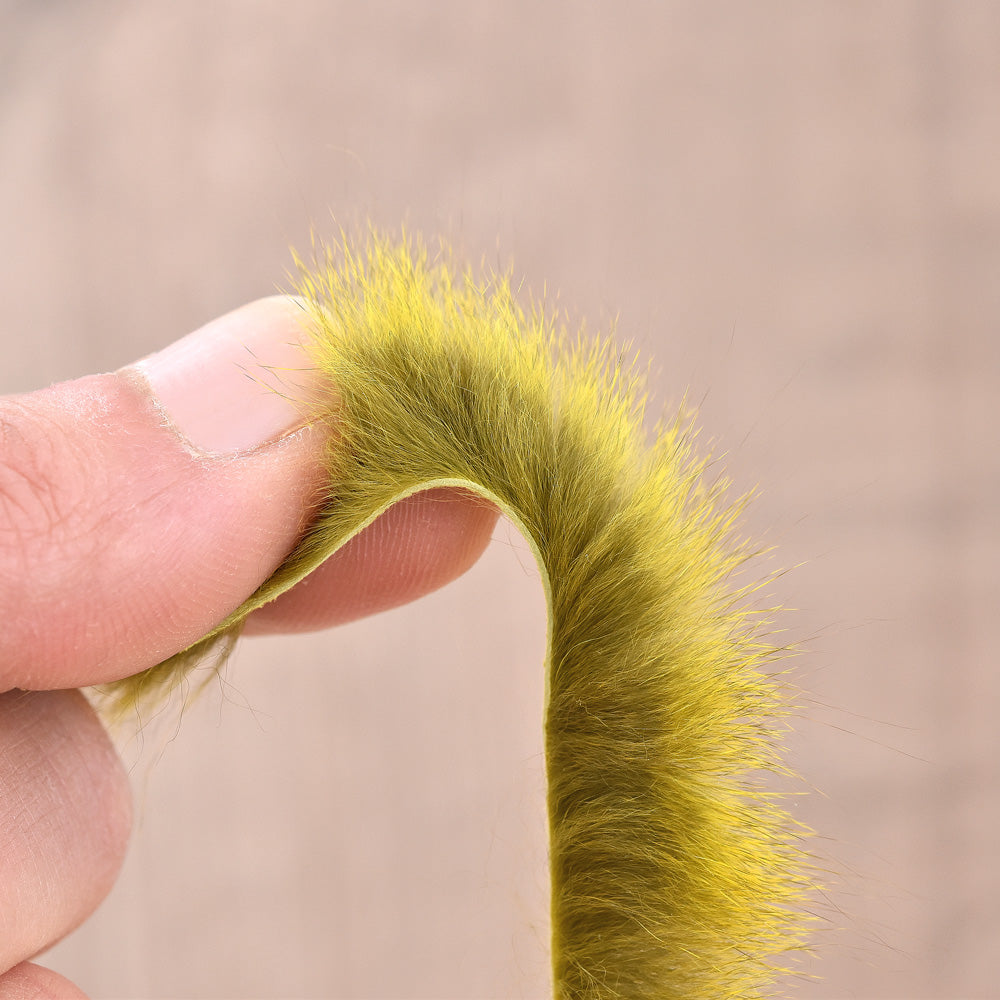 Bandelette d'écureuil gris 3mm - 60cm - 5 Couleurs