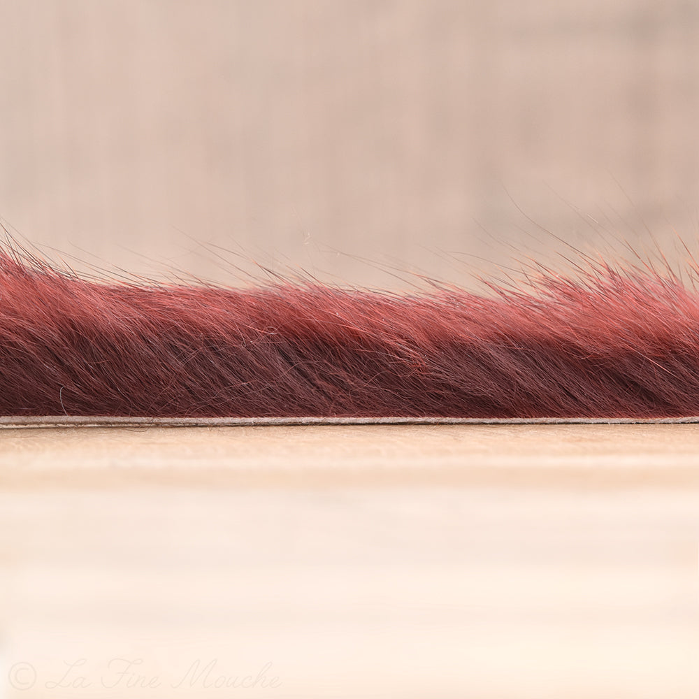 Graues Eichhörnchen-Fellstreifen 3mm - 60cm - 5 Farben