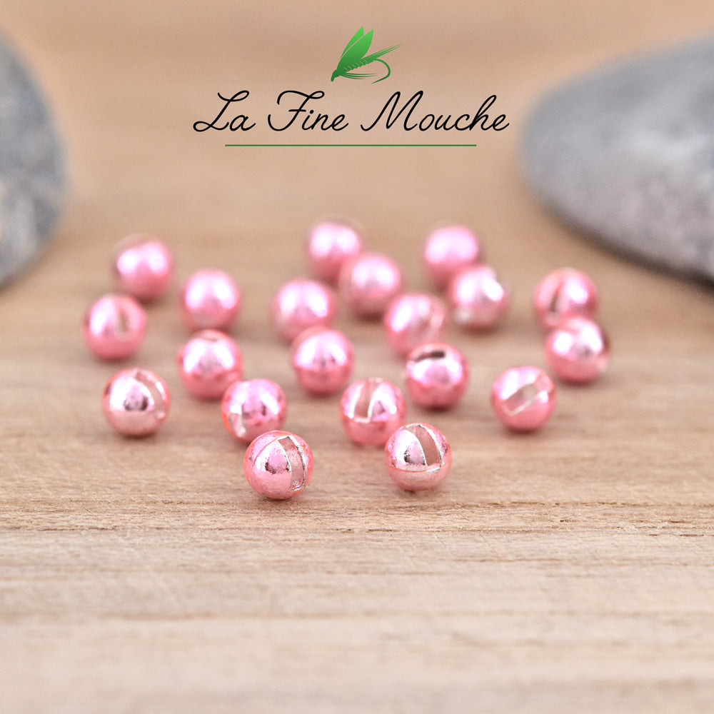 Billes Fendues en Tungstène - Rose Clair Métallique UV - 20pcs