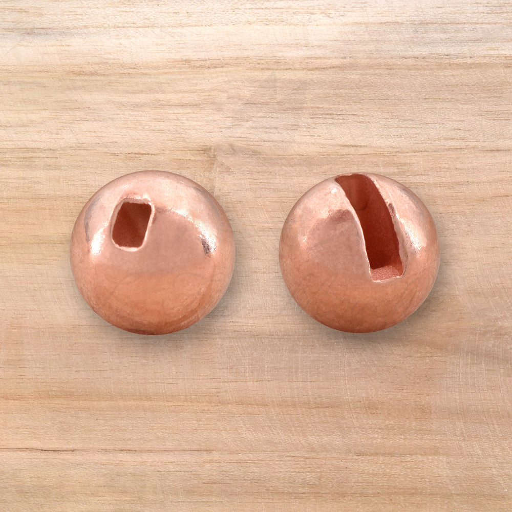 Bille fendues slotted CUIVRE en tungstene pour le montage de nymphe