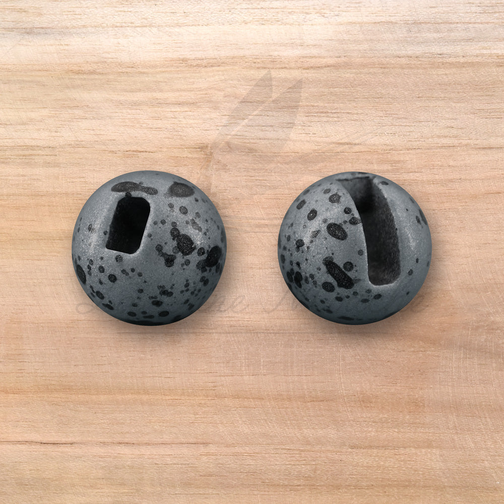 Billes Fendues en Tungstène - Gris Tacheté Mat - 20pcs