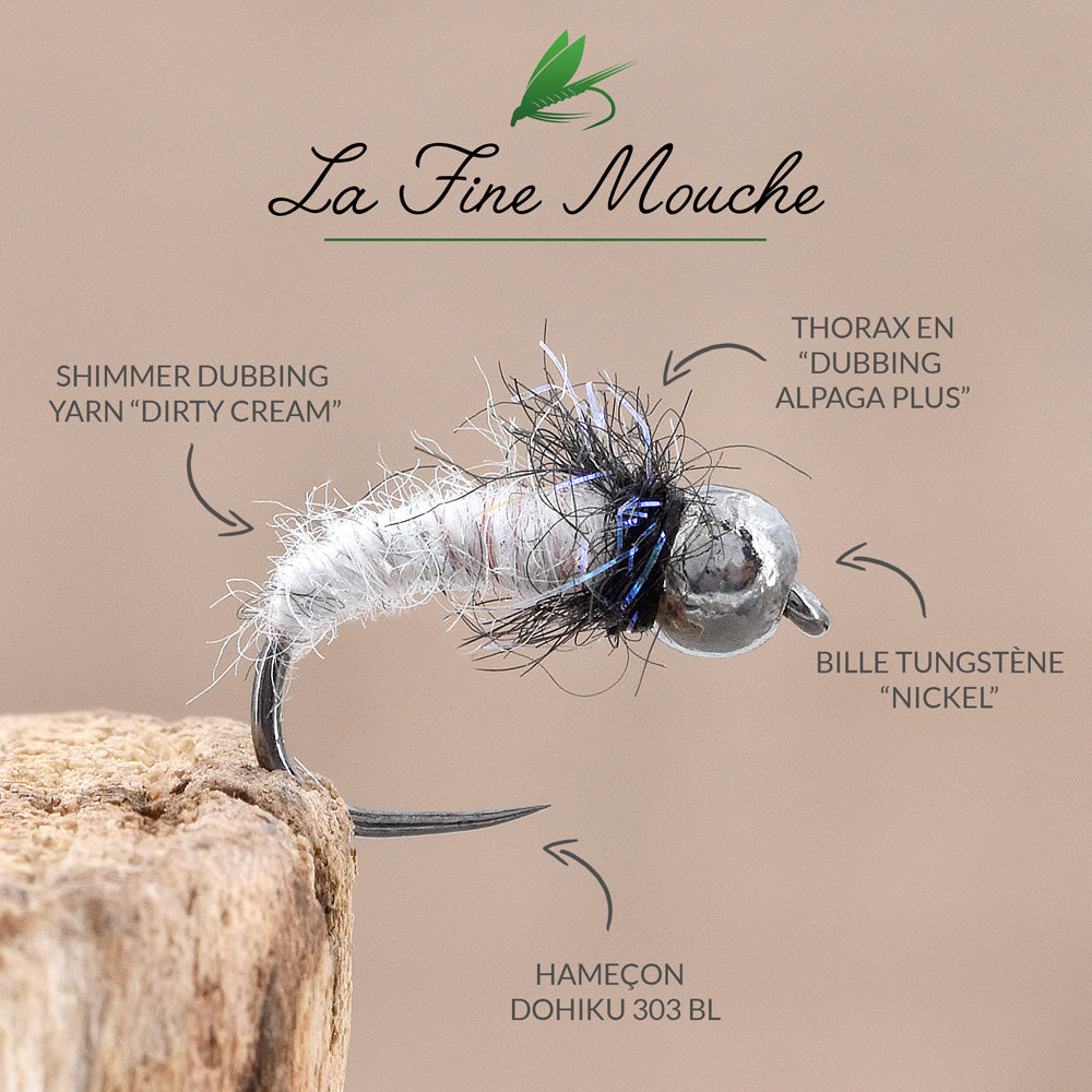 Bobine de Shimmer Dubbing Yarn - 5 mètres - 6 Couleurs