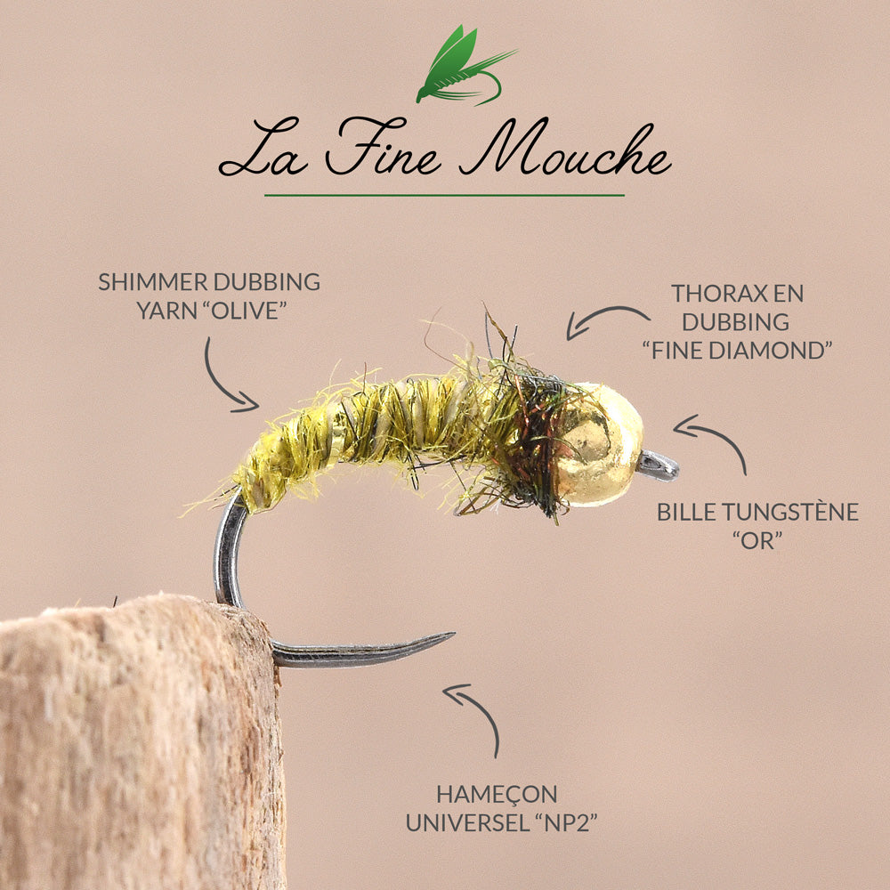 Shimmer Dubbing Yarn Spool - 5 meters