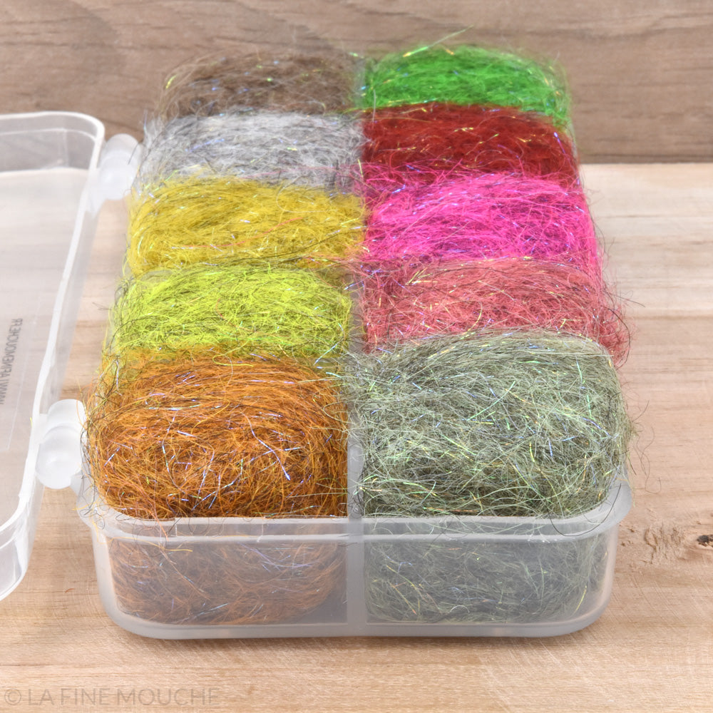 Boîte distributrice de Dubbing "Pro Nymphe Plus" - 10 Couleurs Medium