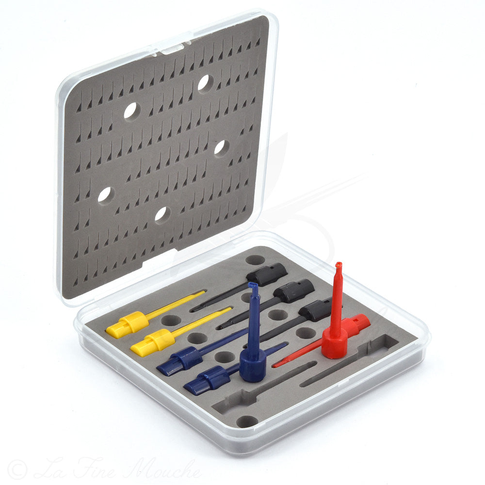 Boîte Pinces à Hackle Elec