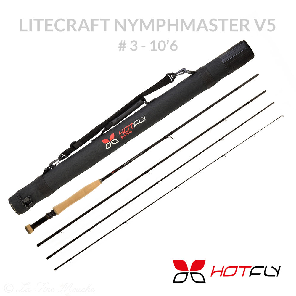 Canne mouche litecraft nymphmaster v5 hotfly