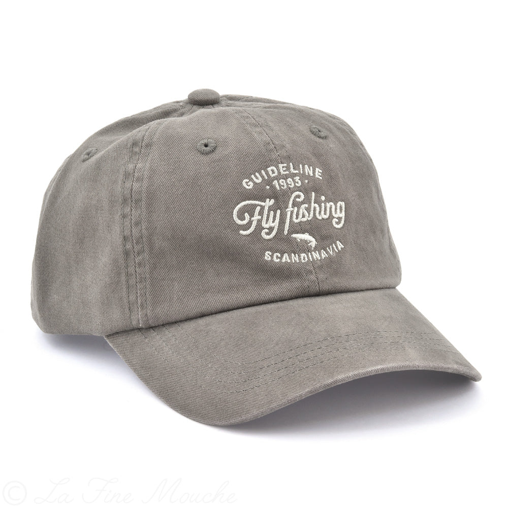 Casquette grise Fly Fishing Dad Cap - Guideline - Peche à la Mouche