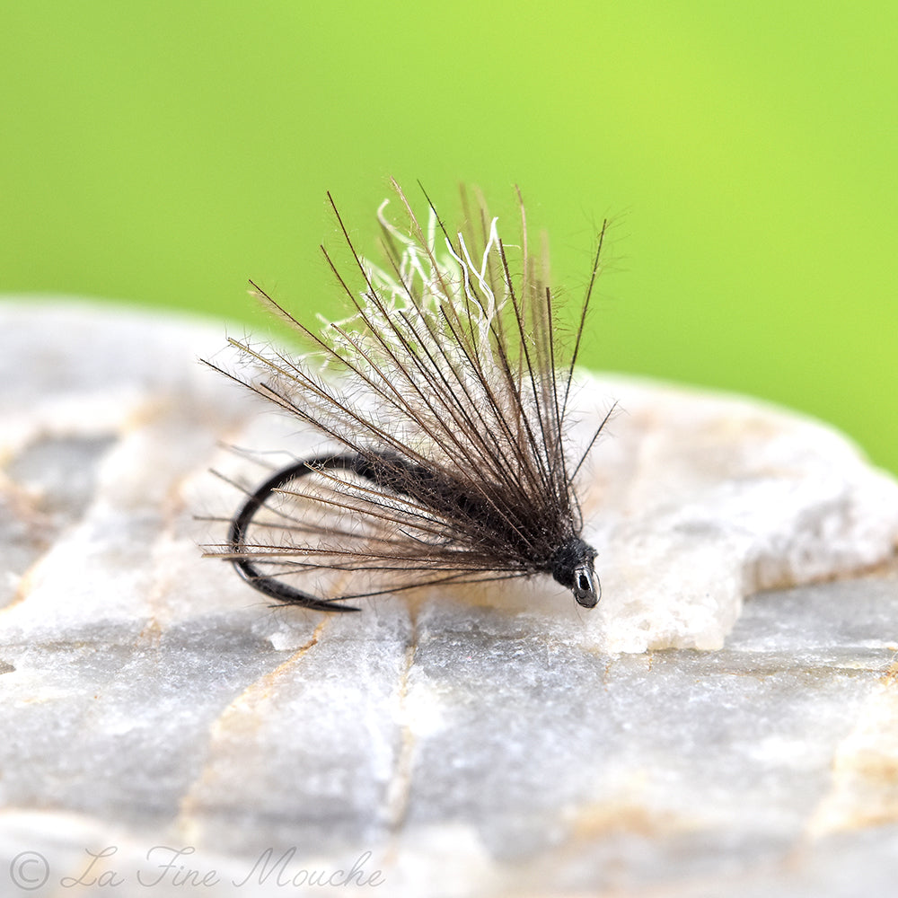 Mouche Sèche - CDC Black Midge #18
