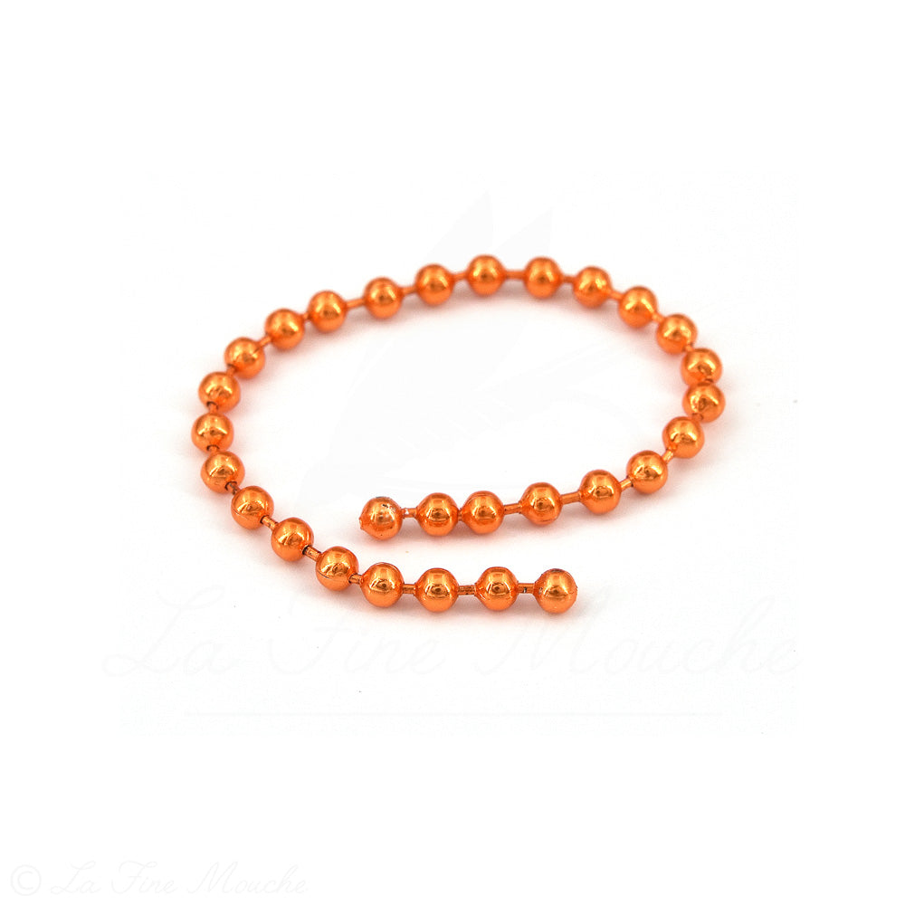 Chaînette de billes métalliques 2.5mm pour les Yeux