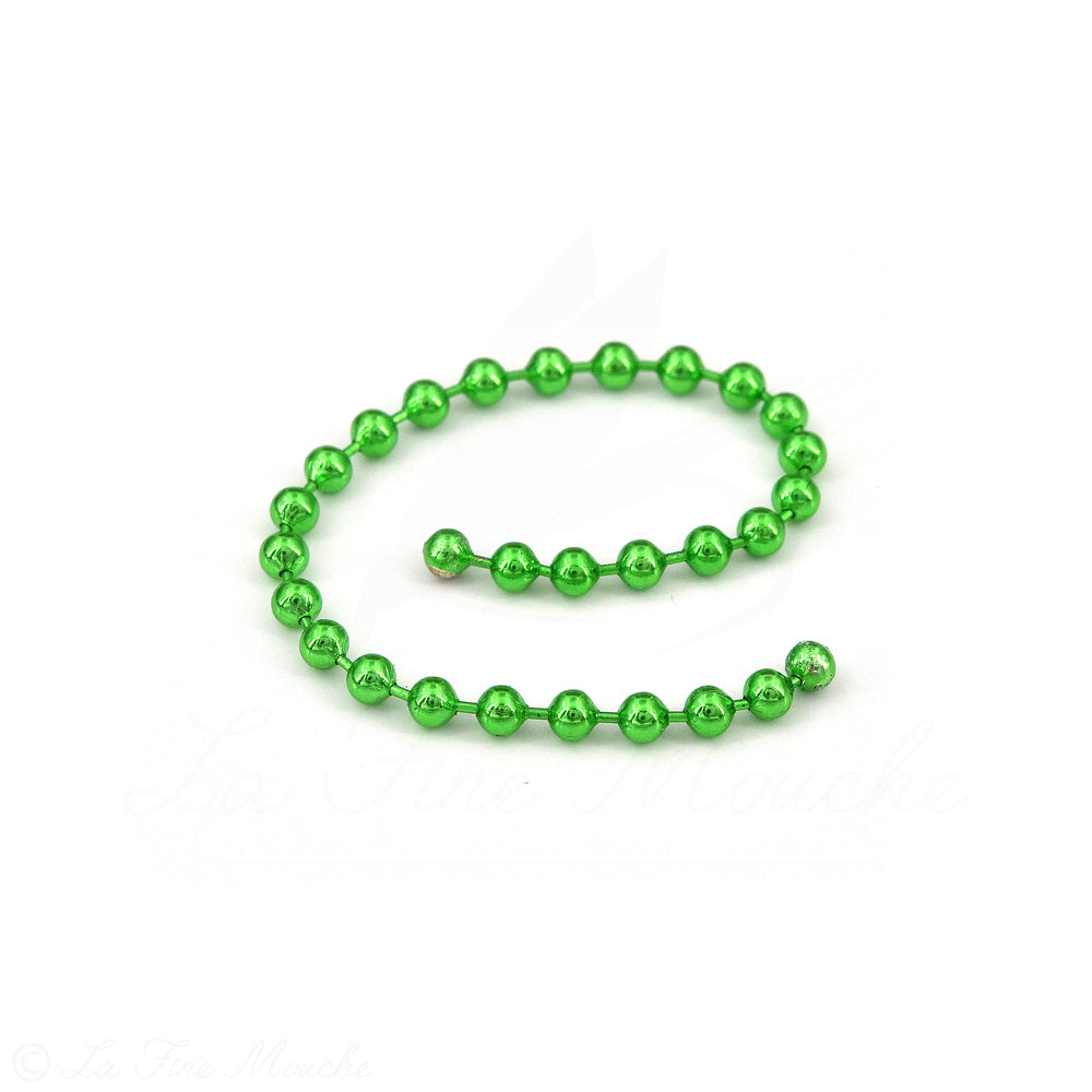 Chaînette de billes métalliques 2.5mm pour les Yeux