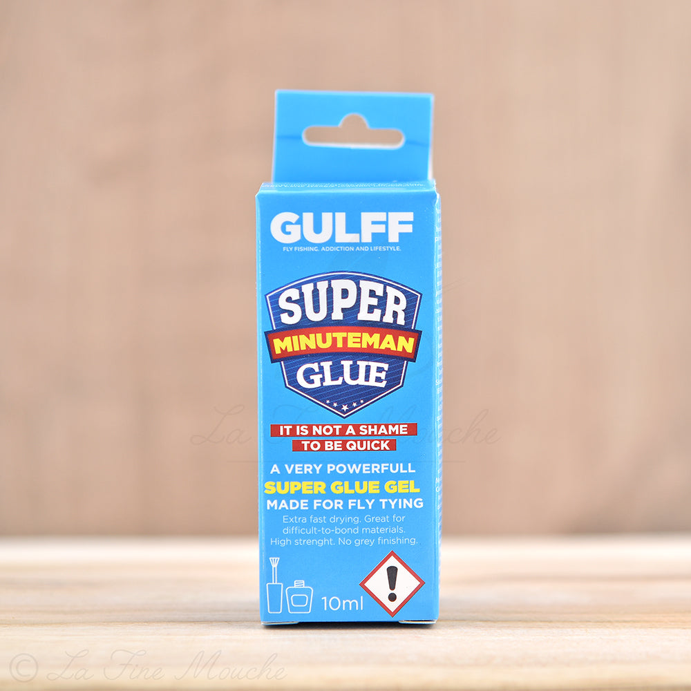 Pegamento Super Glue GEL - MINUTEMAN de GULFF con pincel aplicador