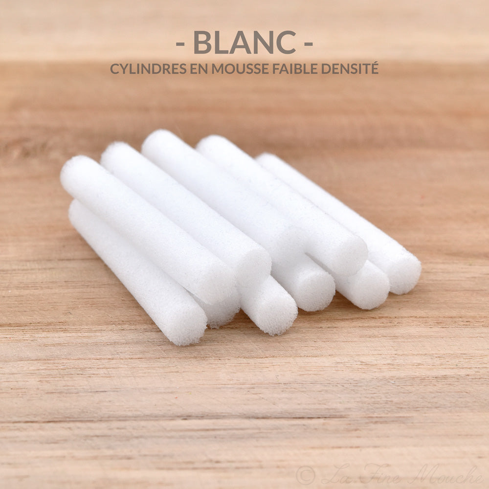 Low Density Foam Cylinder - Boobie Eyes - 4mm, 5mm, 6mm, 7mm, 8mm et 10mm