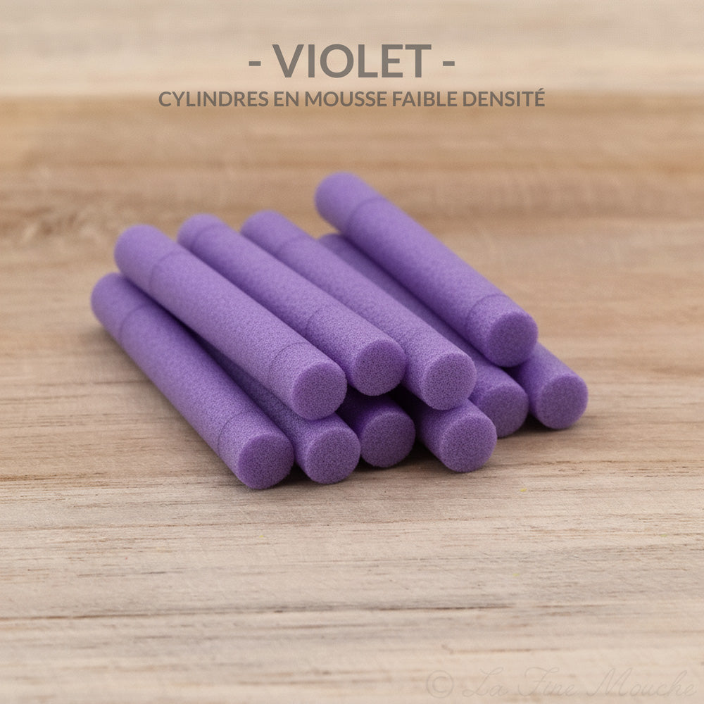 Low Density Foam Cylinder - Boobie Eyes - 4mm, 5mm, 6mm, 7mm, 8mm et 10mm