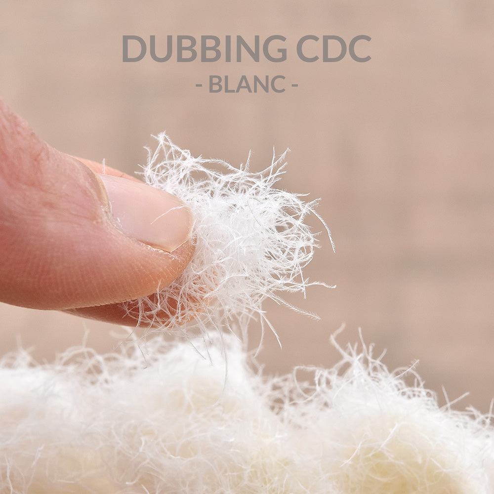 Dubbing CDC - Cul de Canard - 0.5g - 5 Couleurs