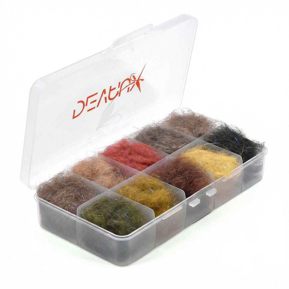 Scatola dispenser di Dubbing Hare Plus (lepre) - Devaux