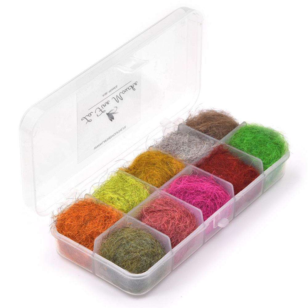 Boîte distributrice de Dubbing Naturel "Pro Nymphe" - 10 Couleurs