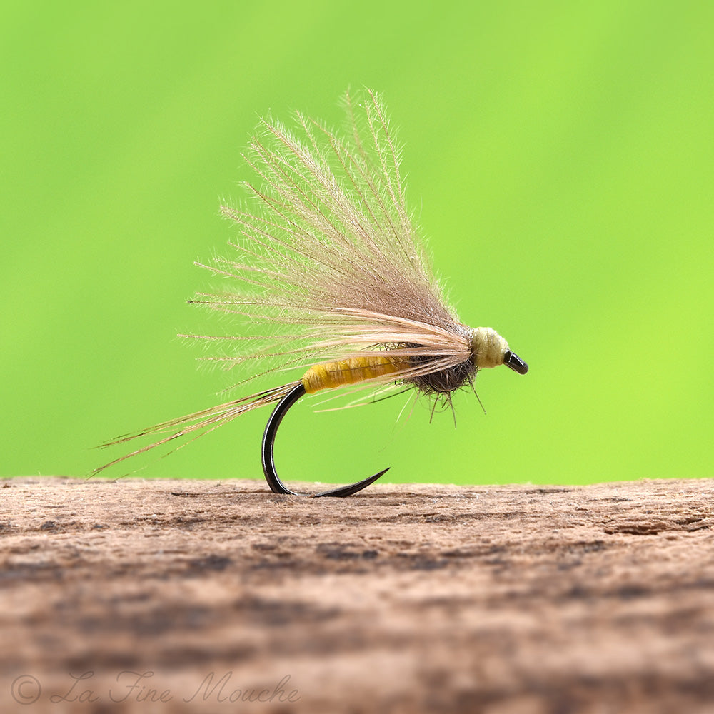 F-Dun CDC Pale Yellow - Trockenfliege