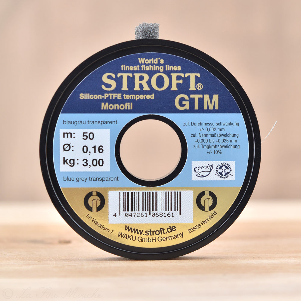 Fil Nylon pour bas de ligne peche à la mouche STROFT GTM