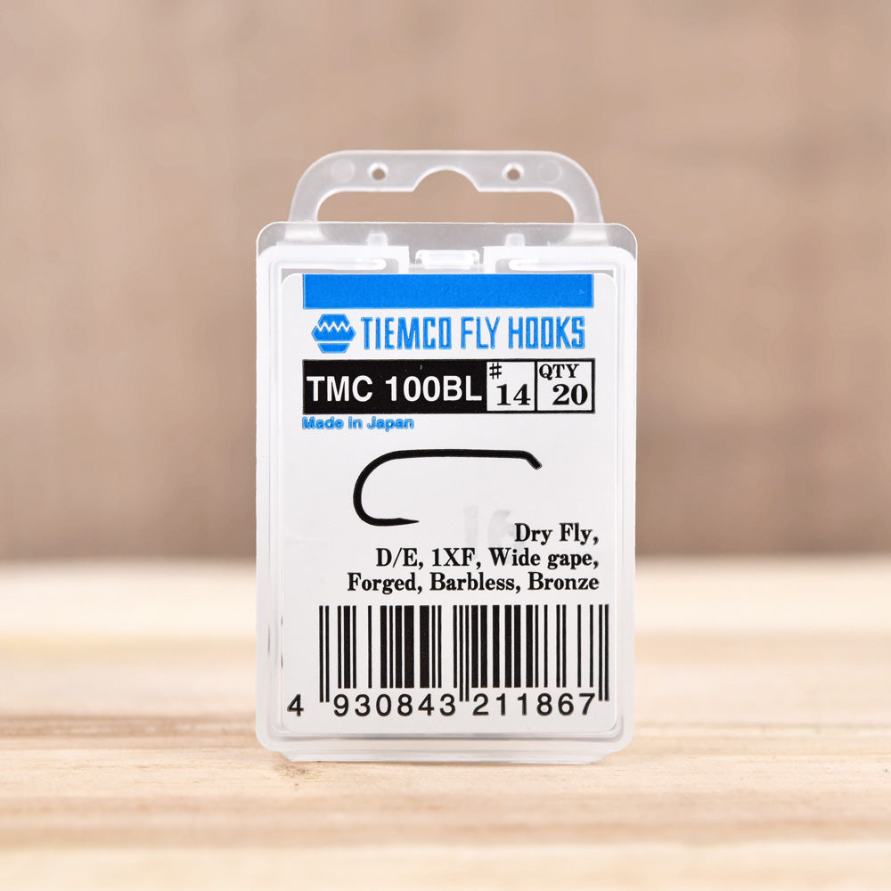 Hameçons TMC 100BL de Tiemco - Bonze - Sèche