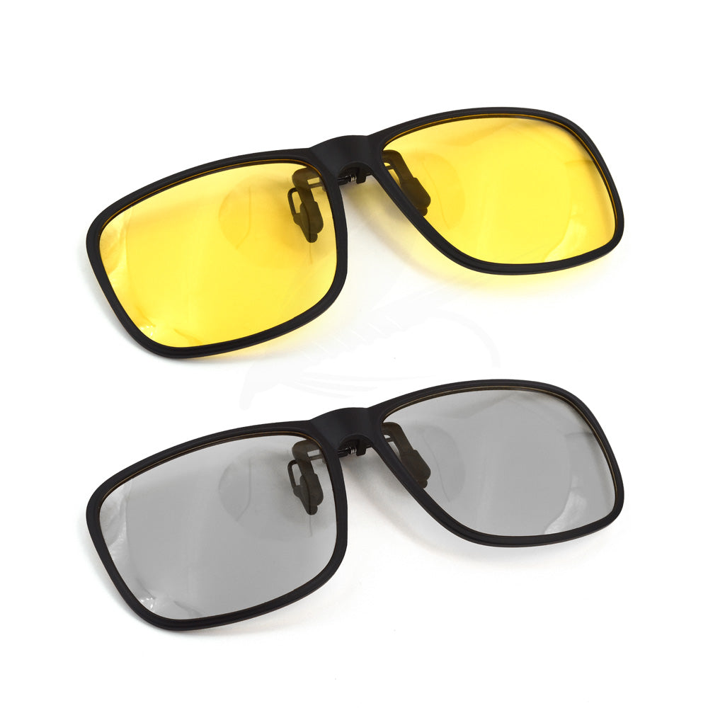 Clip Polarisant et Photochromique adaptable sur Lunettes de vue