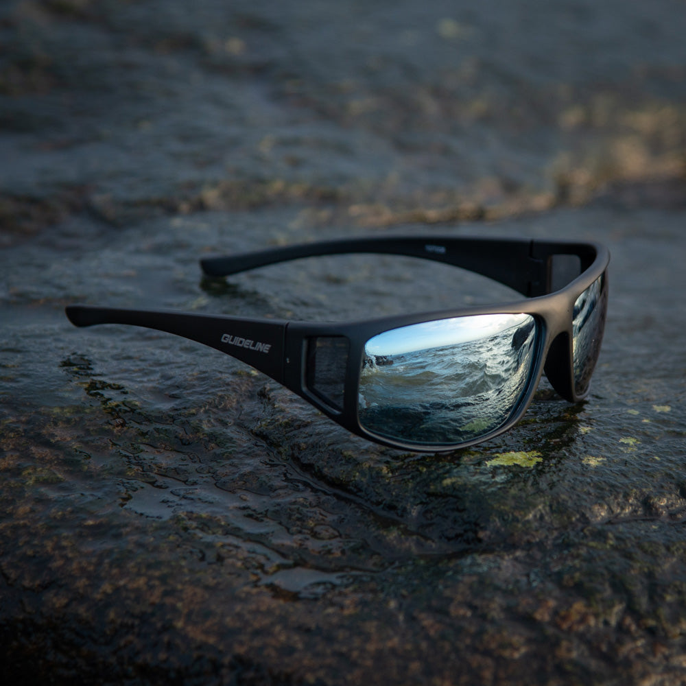 Guideline "Tactical" Polarized Sunglasses - Gray + Silver Mirror
