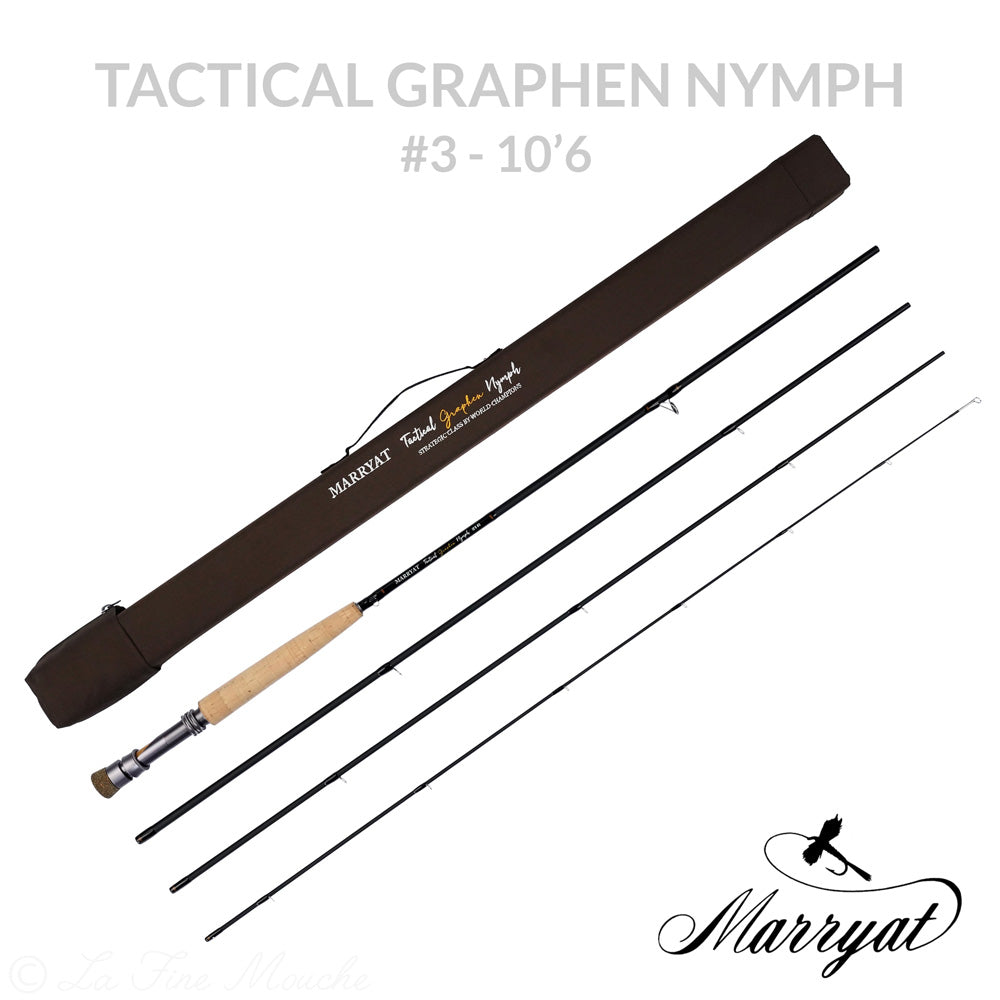 Canne à mouche Marryat TACTICAL GRAPHEN Nymph 10'6