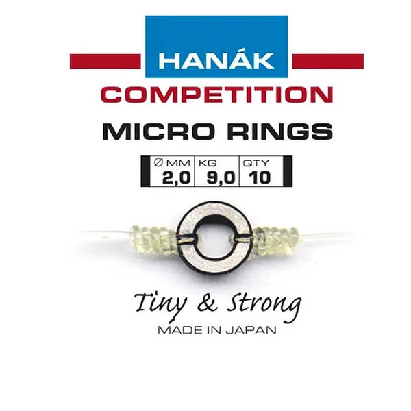 Tippet Rings Hanák 2mm / 9kg - 10 Rings for leader