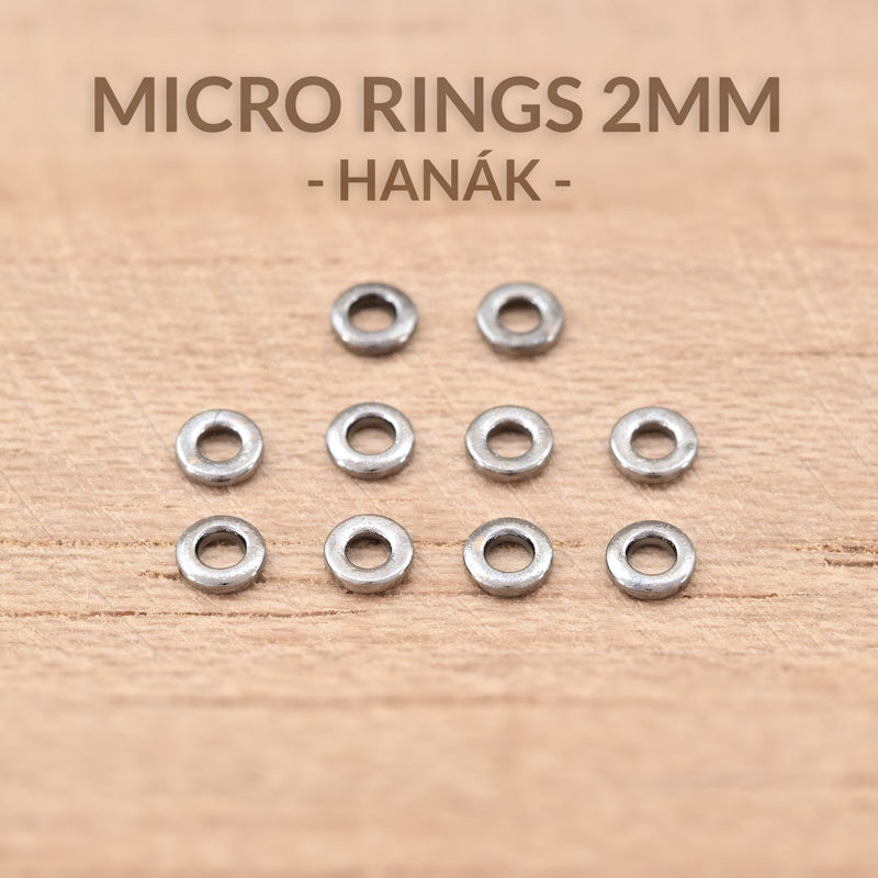 Tippet Rings Hanák 2mm / 9kg - 10 Rings for leader
