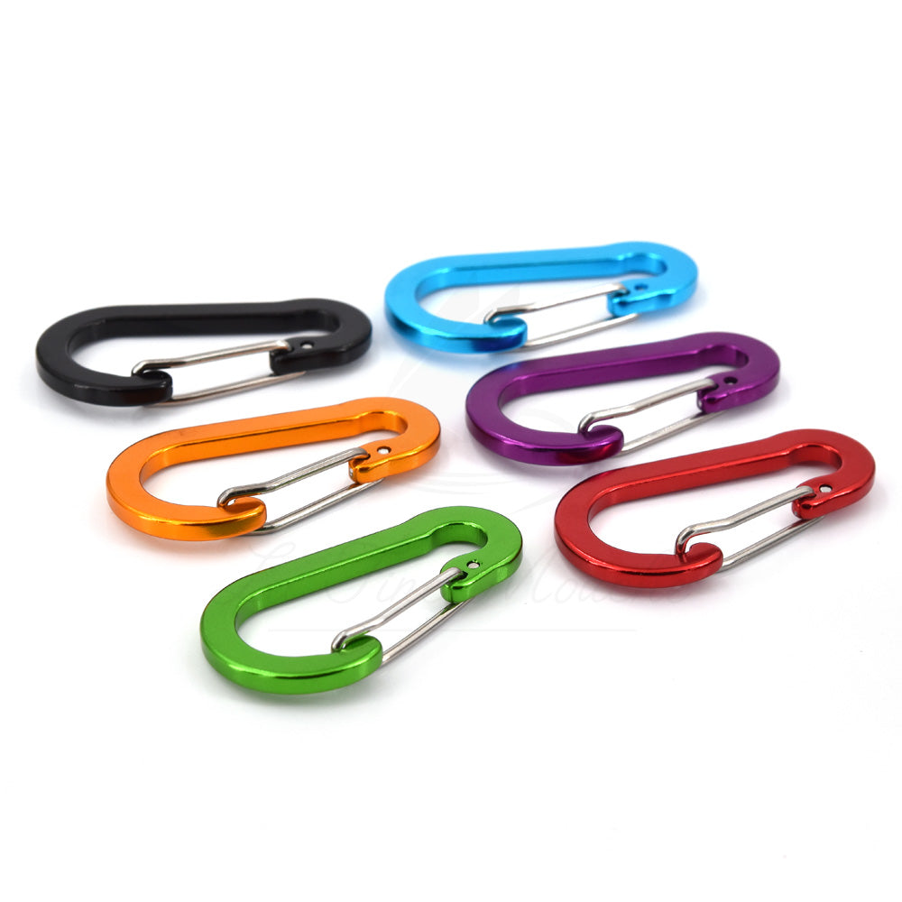 Mini Mousqueton léger de 5cm en Aluminium - 6 Couleurs